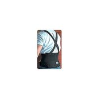 Black, Rg (32"-44") Back Support, Spandex W/Susp.