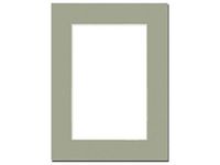 PA Framing, Photo Mat Board, 12 x 16 inches Frame for 9 x 12 inches Photo Art Size - Cream Core/Moss