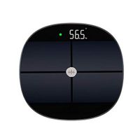AA+ Glass Metal Vitreous Fat Scale, Electronic Scale, Ultra-Thin Digital Bathroom Scale, High-Precision Sensor - 35.2cmX33cm
