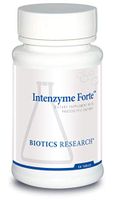 Biotics Research Intenzyme Forte™ - Proteolytic Enzymes, Pancreatin, Bromelain, Papain, Lipase, Amylase, Protein Metabolism. 50 tabs