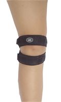 LW (Living Water) Dual Strap Knee Patella Strap Band Support Wrap Protector Runner's Knee Jumper's Knee (One Size)
