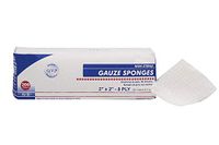 Gauze Sponges 2" x 2". Case of 5000 8-ply Gauze Dressings for Wound Cleaning, prepping, debriding, Packing. Non-sterile, 100% Cotton, Latex-Free.