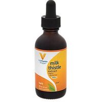 The Vitamin Shoppe Organic Milk Thistle Extract 1,000MG (Silybum Marianum), Alcohol Free, Herbal Supplement That Supports Liver Health, Cleanse Detox (2 Fluid Ounces Liquid)