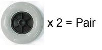 Nova Rollator Wheel for 4300/4900 - Pair - (fits"JN" ser # Models Before JN4900rddh0001)