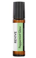 REVIVE Essential Oils PEPPERMINT Glow Roll-On - 100% Pure Therapeutic Grade, For Diffuser, Humidifier, Massage, Aromatherapy, Skin & Hair Care - Cruelty Free - Unrefined Oils With No Fillers