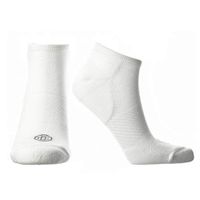 Doctor's Choice Plantar Fasciitis Compression Socks, Arch Support for Men & Women, 10-20 mmHg Compression (White, Large)