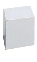 New 100 Box White Mug Figurines Gift Boxes 4" x 4" x 4" & FREE enclosure cards