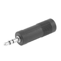 Water & Wood 6mm Female to 3.5mm Male Audio AV Connector Stereo Cable Adapter Jack Plug