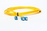 LC/LC SingleMode 15M Fiber Optic Patch Cable. LC/LC Duplex 9/125 Single Mode 15M(49.21ft) Fiber Patch Cable,Single Mode Fiber Cables LC to LC, 3MM Yellow PVC.