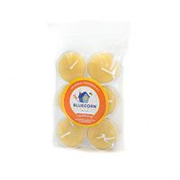 Bluecorn Beeswax Aromatherapy Tea Lights (6-Pack) (Uplifting)