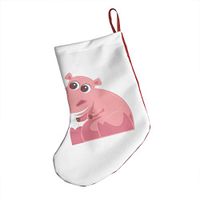Hippopotamus Special Xmas Socks Hanging Decoration Candy Bag Party Holiday Christmas Santa Claus Home Decor Gift