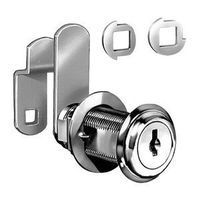 Disc Tumbler Cam Lock 1-3/4", Nickel, Key C8060-14A-C346A