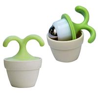 Mini Handheld Roller Ball Massage (2 Pack) Sprout Design Massager - Cooling Massage for Neck, Arms, Legs, Feet - Office