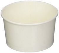 200-CT Disposable White 5-OZ Ice Cream Cups - Coppetta Medium Hot and Cold To Go Cups: Perfect for Cafes - Eco-Friendly Recyclable Paper Cup - Wholesale Takeout Food Container