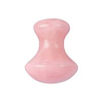 Natural Rose Quartz Gua Sha Scraping Massage Tool Mushroom Shaped GuaSha Board for SPA Relaxing