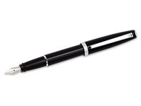 Aurora Style Resin Black Pepper Medium Point Fountain Pen - AU-E12N