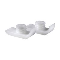 DMI Walker Ski Glides, Fit 1-Inch Legs, Eliminates Need to Lift Walker, Made in USA, 2 Count