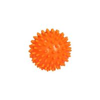 7CM 4 Color Fitness PVC Hand Massage Ball PVC Soles Hedgehog Sensory Training Grip The Ball Portable Physiotherapy Ball,Orange