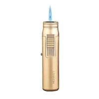 Honest Mini Pocket Cigar Tobacco Lighter Jet Torch Flame, Creative Refillable Butane Gas Ajustable Straight Flame Torch,#1