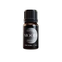 MOODI Pure Immunity Essential Oils Blend – Ancient, Cold Pressed & Steam Distilled Methods – Best DIY Aromatherapy Essential Oil to Support Cold, Congestion, Flu, Exhaustion & Malaise (10ml)