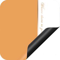 Floral Wrapping Paper Roll Korean Vintage Style Flower Bouquet Solid Color Waterproof Gift Packaging Paper 22.8 x 22.8 Inch (Orange + Gray)