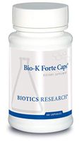 Biotics Research Bio-K Forte Caps ® Vitamin K (as meaquinone-7, phytonadione), Combination K1 + MK-7 in a 10:1 Ratio. High Potency Vitamin K with SOD and Catalase 60 caps