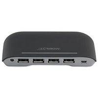 Ativa (R) Mobil-It USB 2.0 4-Port Desktop Hub, Black
