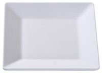 Yanco OK-107 Osaka-1 Plate, Square, 7.25" Length, 7.25 Width, Melamine, White Color, Pack of 48