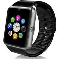 Touchscreen Bluetooth Smart Watch - Black Rhino Android Samsung LG Sony Note Smartwatch with SIM/SD Universal Fit for Men Women and Children (Silver) Compatible with iPhone iOS
