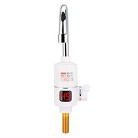 WG 3000W Instant Water Heater Temperature Display Water Heater Tap Electric Hot Water Tankless Heating Bathroom Kitchen Faucet