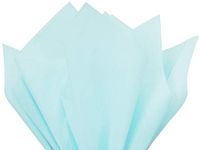 Light Blue Tissue Paper Squares, Bulk 10 Sheets, Premium Gift Wrap and Art Supplies for Birthdays, Holidays, or Presents by Feronia packaging, Large 15 Inch x 20 Inch Made in USA