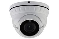 CamVtech 2.4MP 1080P HD 4-in-1 CCTV Camera 2.8 Vari-Focal Lens, Metal Case, Wide Angle Zoom Indoor & Outdoor-Day & Night White Home Security Surveillance Dome Camera - White