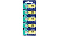 5 Pack Sony LR44 - A76 - AG13 Alkaline Button Cell Battery