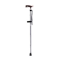 Lxn The Elderly Legs are Not Convenient Crutch Collapsible Aluminum Alloy Anti-Skid Pad (Changeable) Four-Foot Crutches Aided Get Up Help Walk and Help Up The Stairs Adjustable Height (Color : A)