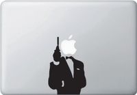 SPY / SECRET AGENT MAN - Macbook Vinyl Decal Sticker (13")