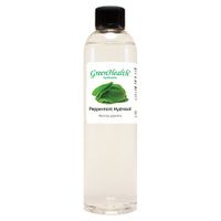 Peppermint Hydrosol - 8 fl oz Plastic Bottle w/Cap - 100% pure, distilled from essential oil