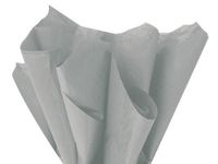Gray Gift Wrapping Tissue Paper for Gift Packaging, Floral, Birthday, Christmas, Halloween, DIY Crafts and More 15" X 20" 100 Sheets