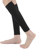 Kleitung Premium Calf Compression Sleeve Women 2 Pairs 20-30mmHg Calf Support Pain Relief, Footless Compression Socks Varicose Veins Shin Splint Swelling Edema