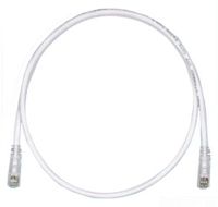 Panduit UTPSP5Y Category-6 8-Conductor Strain Relief Clear Boot Patch Cord, 5-Feet, Off White