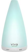 Viva Naturals Aromatherapy Essential Oil Diffuser - Vibrant Changeable LED Lights, Soothing Mist & Oxygen, Automatic Shut Off' (100 ml, White)