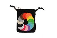 Perfume Pad Felt Refill Inserts for Essential Oil Diffuser Necklace Lockets 25mm Diameter
