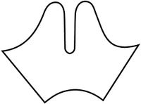 Orfit Classic Precuts, Gauntlet Thumb Post Splint - 1/16" Micro Perforated, Medium - 2 Each / Case - 24-5651-2