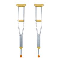 Sisyria Tall Adult Walking Crutches Suit for 175-194cm Adults, Lightweight Aluminum Alloy Walker Mobility Aid Telescopic Underarm Crutches