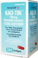 Docusate [3 PACK] Docusate Calcium 240 MG Stool Softener Softgels 100 Softgels Per Bottle *Compare to the same active ingredients in Surfak® & SAVE!!!*