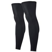 CFR Sports Compression Knee Sleeves Thigh Calf Support Braces Unisex Stretch Long Sleeve Football Basketball Cycling,One Pair,Black,2XL