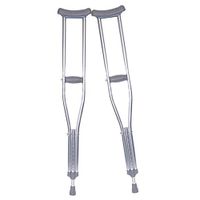 Walkers Lxn Aluminium Lightweight Axilla Crutches, Adjustable Height Non-Slip Adult 1 Pair