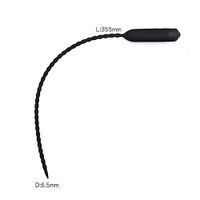 WUTTUAICCI 10 Frequencies Silicone Sounds for Men (Battery is Not Included) Sold only by TXY US (Color : Black, Size : 35.5mm0.65mm)