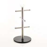 He Xiang Firm Three-tier stainless steel water cup holder home coffee cup holder mug hanging shelf