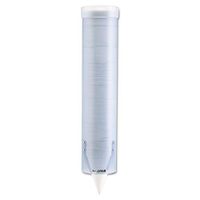 San Jamar C3165FBL Adjustable Frosted Water Cup Dispenser Wall Mounted Blue