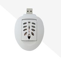 USB Mini Mosquito Killer,Electric LED Anti-Mosquito Lamp Insect Pest Repeller Fly Bug Insect Rejector Night Housefly (White)
